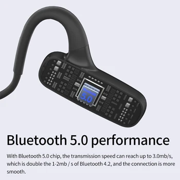 Moda TWS Smart F1 kostna przewodność słuchawki Bluetooth 5.0 Hifi bezprzewodowy Zaczepu na ucho zestaw słuchawkowy jest wodoodporny IPX5 sport muzyka słuchawki