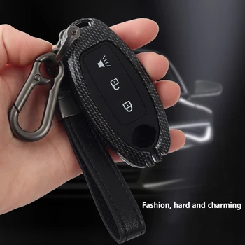 【 Newest】soft TPU case key Nissan key case key chain tekstury z włókna węglowego do Nissan Altima GT-R, 370Z Leaf Infiniti