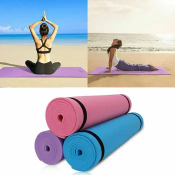 173x60x0.4 cm joga mata antypoślizgowa dywan dywanik dla początkujących fitness gimnastyka dywaniki zdrowie schudnąć ćwiczenia Fitness mata do jogi