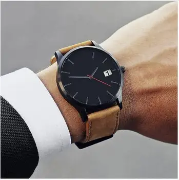 2019 moda duża tarcza wojskowy zegarek kwarcowy zegarki męskie skórzane zegarek Relogio Masculino wysokiej jakości zegarki męskie