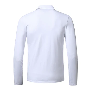 Nowa Bawełniana Koszulka Polo Z Długim Rękawem Męska Korea Moda Statua Wolności Druku Haft Pełny Jersey Męskie Koszulki Polo, Bluzki, Koszulki