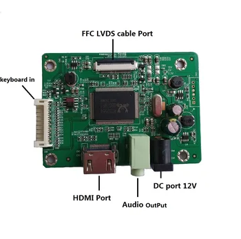Dla LP173WF4 HDMI karta kontrolera DIY KIT EDP mini LED 17,3
