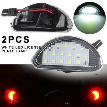 2szt 15 SMD LED Car Auto license Number Plate Light lampa Biały 6000K do Toyota Aygo MK I 2005-DIY Parts Accessories