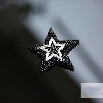 Hand-nail bead clothing patch bag DIY materiały pomocnicze heavy industries cross 3D snowflake patch hand decoration applique B35