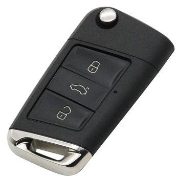 Kutery 3 przyciski wymiana zmodyfikowany klapki, składany pilot zdalnego kluczyka etui do VW Golf 4 5 Passat B5 B6 Polo Touran