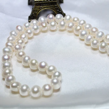YIKALAISI 2017 fashion 925 sterling silver-Jewelry naturalne słodkowodne perły naszyjnik naszyjniki najlepsze prezenty dla kobiet ślub