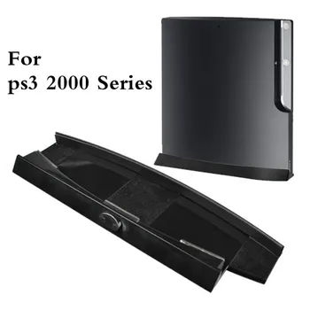 Oferta specjalna Czarna konsola do gier warto pionowa podstawka stacja baza dla PS 3 Slim Konsola PS3 2000 Series Send At Random