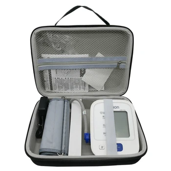 Nowa ręka monitor ciśnienia krwi torba do przechowywania przenośny Wodoodporny Wstrząsoodporny EVA Carry Hard Case etui medyczny organizator dla Omron