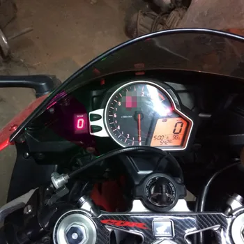 Alconstar-Ecu Plug Mount Motorcycle EFI Gear Indicator For Suzuki for Honda for Yamaha Speed Gear Display Indicator with Holder