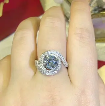 YKD309 925 srebro pierścionek zaręczynowy dla kobiet imitacja biżuterii pierścionek akcesoria
