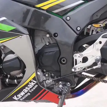 Do Kawasaki ZX10R 2011-2020 akcesoria do motocykli ramka pokrywa włókna węglowego kolor tworzywa ABS ramka pokrywa panelu protector straży