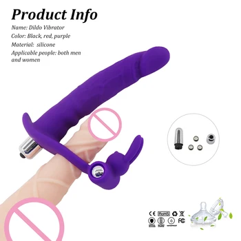FBHSECL anal kulki wtyczkę strap-on dildo wibrator masażer prostaty podwójna penetracja sex zabawki dla mężczyzn para