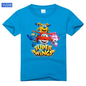 Dziecięcy t-shirt kreskówka koszulka samolot chłopcy nowe letnie dzieci z krótkim rękawem, t-shirty odzież dla dziewczyn dla Dzieci trójniki mały t-shirt top