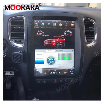 Android 9.0 Tesla Vertical Screen Car GPS Navigation Radio for Dodge Durango 2012-2019 Auto Stereo Multimedia Player Headunit HD