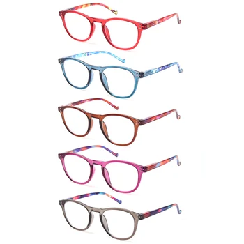 Modne Okulary Do Czytania Plastikowe Okulary Lekkie Mężczyźni Kobiety Kolorowe Okulary Пресбиопические Punkty Czytelnicy Materiał Oprawy Podłogowa