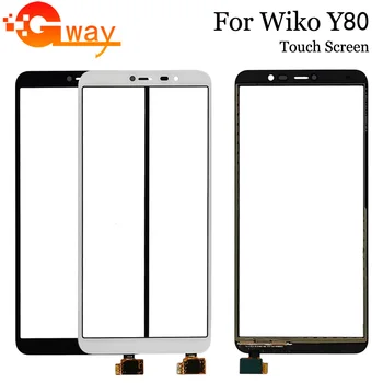 5.99 cali dla Wiko Y80 ekran dotykowy przetestowany ekran digitizer mobilny panel dotykowy akcesoria dla Wiko Y80