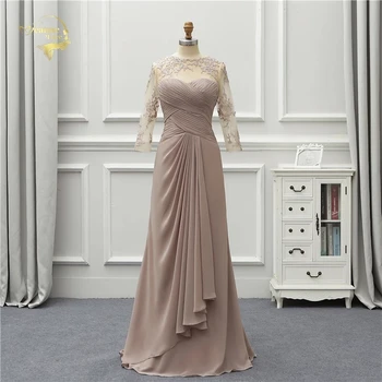 Jeanne Love formalne luksusowa suknia wieczorowa 2020 Three Quarter Lace Robe De Soiree Vestido De Festa OL5237