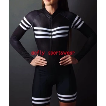 2021 Kafitt jazda na Rowerze odzież Skinsuit damska z długim rękawem kombinezon zestawy mundury Ciclismo rower, Triathlon kombinezon zestawy lato