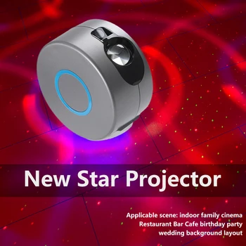 Obrotowy projektor nieba Bluetooth głośnik nocne z pilotem sypialnia dla dzieci Star Night Lamp