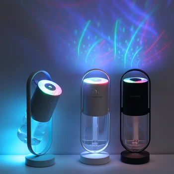 200 ml USB Magic Shadow nawilżacz zapachowy dyfuzor 360 stopni mgła spray projektor lampa ultradźwiękowy chłodne mgły nawilżacz powietrza