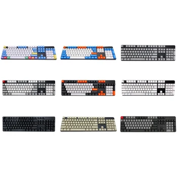 108Pcs/Set PBT Color Matching Light-proof Mechanical Keyboard Keycap Replacement high-quality PBT material Keycap Keycap
