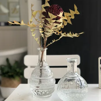Nordic Flower Glass Vase Creative Gradient Dryed Insert Desktop Terrarium Jewelry Decoration Plant Holder WF107