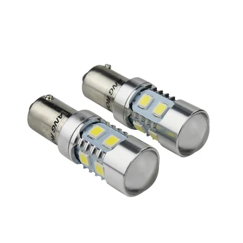 ANGRONG 2x BAY9s 435 H21W 10SMD 2835 LED Car Light Sidelight Indicator zwrotny rezerwowy światło dzienne lampy