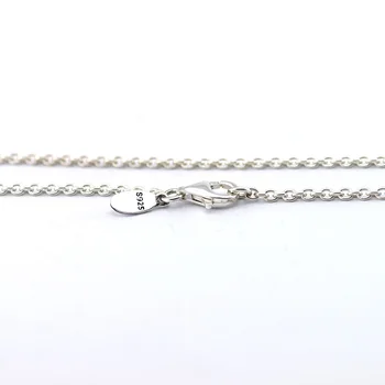 Podstawowy logo wąż łańcuch naszyjnik srebro biżuteria nadają się dla kobiet nowe DIY koraliki i Urok