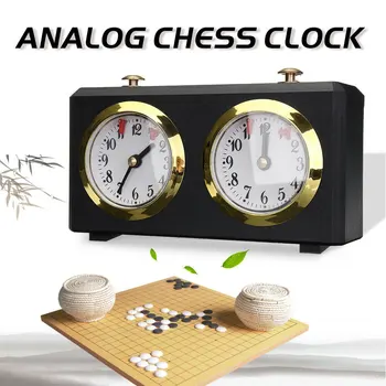 Retro precyzyjny przenośny konkurs gry zegar analogowy zegar szachowy prezent profesjonalny mechaniczny odliczanie w górę, w dół I-GO akcesoria