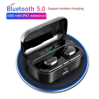 GIAUSA 3500 mah oryginalny G6S Bluetooth, słuchawki bezprzewodowe ładowanie QI sport wodoodporny redukcja szumów muzyka zestaw słuchawkowy z mikrofonem