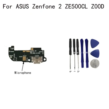 ASUS Zenfone 2 ZE500CL Z00D USB stacja dokująca z mikrofonem ładowarka USB Plug Board moduł części +narzędzie