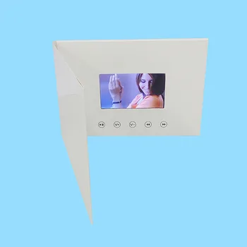 4.3 inch New Video Brocher Cards for Presentations Digital Advertising Player 4.3 inch Screen Video Greeting card 256m
