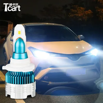 Tcart 2pcs Auto reflektory samochodowe do Toyota C-HR chr 2017 2018 akcesoria samochodowe High Low Beam Light 9012 led reflektory przeciwmgielne