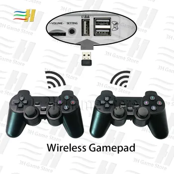 USB kontroler przewodowy bezprzewodowy gamepad 2 graczy joystick do Pandora box 9d zręcznościowa wersja rodzinna wersja i konsola bartop 3P 4P