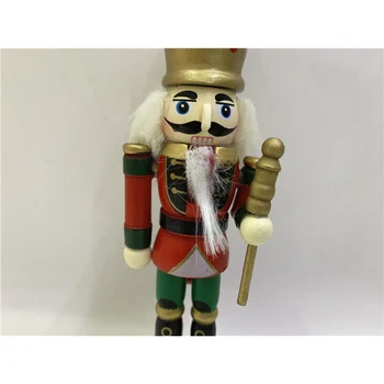 6szt 12M drewniany dziadek do orzechów żołnierzy lalka lalek biżuteria wisiorek boże Narodzenie choinka wisiorek niemiecka bajka ozdoby Świąteczne