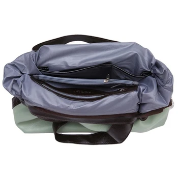 Szyć kobiety torba miękka skóra ekologiczna torba o dużej pojemności torebki damskie torby gonami
