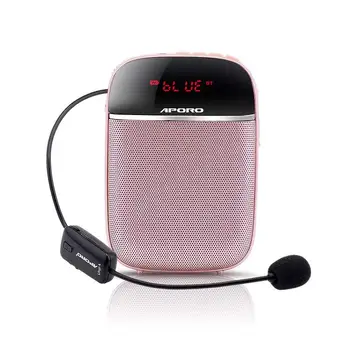 Bezprzewodowy Bluetooth Megafon przenośny 10w wzmacniacz głosu zestaw słuchawkowy mikrofon mini albo delikatnej odtwarzacz muzyczny dla nauki promocji