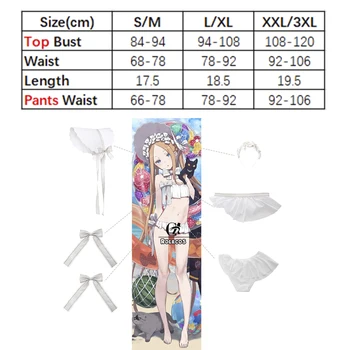 ROLECOS FGO Abigail Williams Swimsuit Sexy Cosplay Costume Game FGO Cosplay Costume Beach Swimsuit for Women Girl