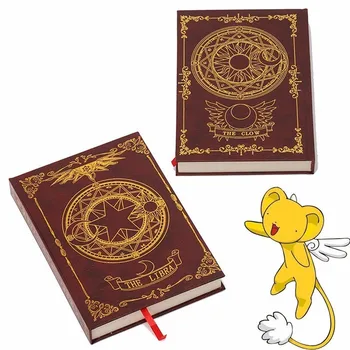 Anime Cardcaptor Sakura Notebook Captor Sakura CERBERUS Clow Libra Wzór Star Clow Magic Notebook Pamiętnik książka dla siebie prezent