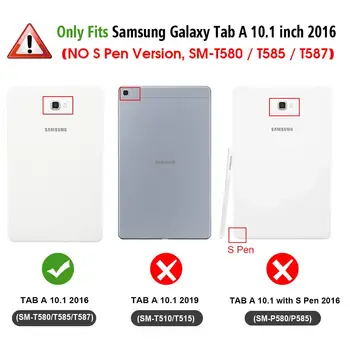 Dla Galaxy Tab A 10.1 2016 etui, odporna na uderzenia wysoka odporność na uderzenia ciężkich armor etui do Samsung Galaxy Tab A 10.1 T580 T585