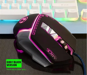IMICE V9 LED Optical 7 przycisków USB Wired Gaming Mouse 3200DPI optyczna profesjonalna mysz Gamer myszy do PC laptop komputer