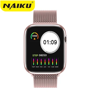 NAIKU IWO 9 lite Bluetooth Call Smart Watch ECG Heart Rate Monitor W88/W98 Smartwatch z systemem Android iPhone xiaomi PK iwo 12 Band