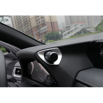 ABS włókno węglowe pokrętło regulacji trybu kolorów jest przymocowany do pokrywy nadaje się do Lexus UX 2019 250H 200 akcesoria