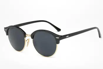 Gorące 2020 okulary dla kobiet popularne marki projektant retro dla mężczyzn letni styl okulary nity ramka kolorowe odcienie pokrycia