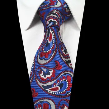 2018 Plaid Mens Necktie Party Necktie Mens Floral Gravatas Corbatas Student 8cm Wide Casual z Przeplotem Neck Ties For Men Krawatte
