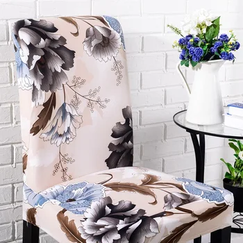 Ultra-miękka Żakardowe tkaniny wodoodporną i Маслостойкое fotel naciągnąć pokrowiec na krzesła elastyczny spandex pokrowiec na krzesła do jadalni, kuchni