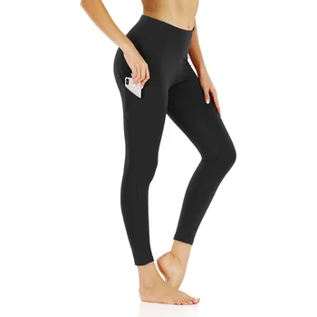 Wysoka talia joga spodnie z kieszeniami nowe centrum sportowe legginsy biegowe sportowe spodnie dla kobiet odcinku treningowe szybkoschnące dna