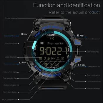 Nowe inteligentne zegarki lokmat Mk16 Bluetooth Smart Watch Multi Languages Activity Fitness Watch IP68 Smartwatch Adults
