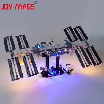 JOY MAGS Only Led Light Kit For 21321 Ideas Series International Space Station , NO Model