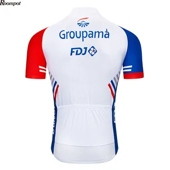 2020 Team Groupama FDJ jazda na Rowerze odzież rower Jersey szybkoschnące męskie rowerowe koszulki z krótkim rękawem pro jazda na Rowerze koszulki rower Mayo